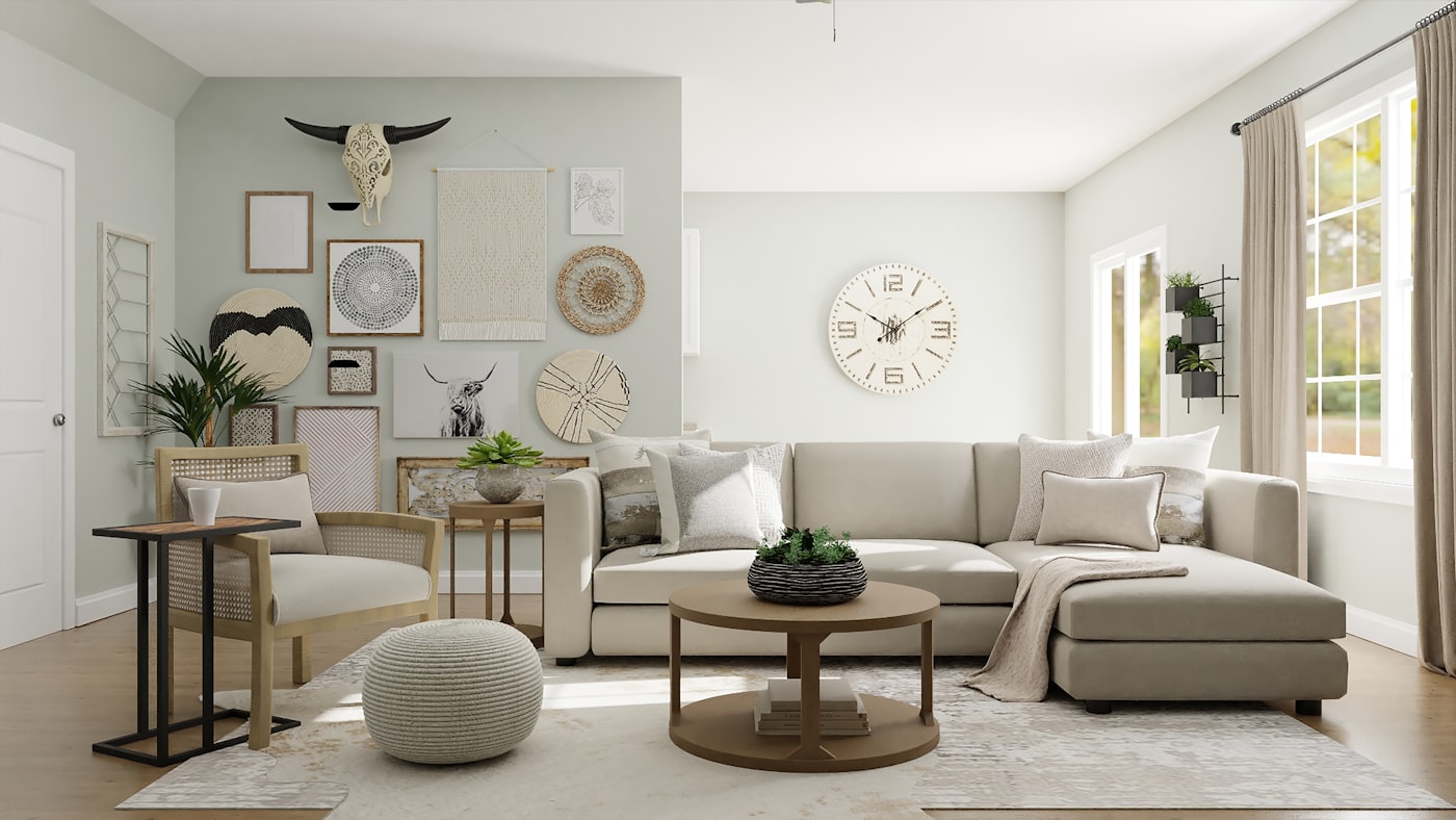 Staged interior result