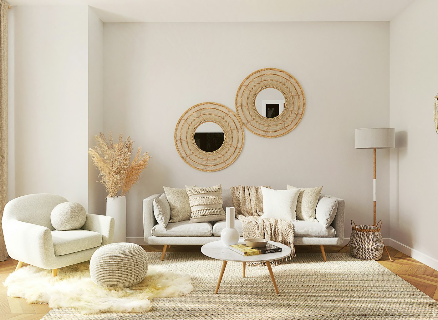 Before staging interior